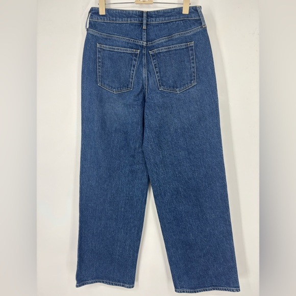 NWOT Free Assembly Cropped Wide Leg Blue 4 - Picture 2 of 3